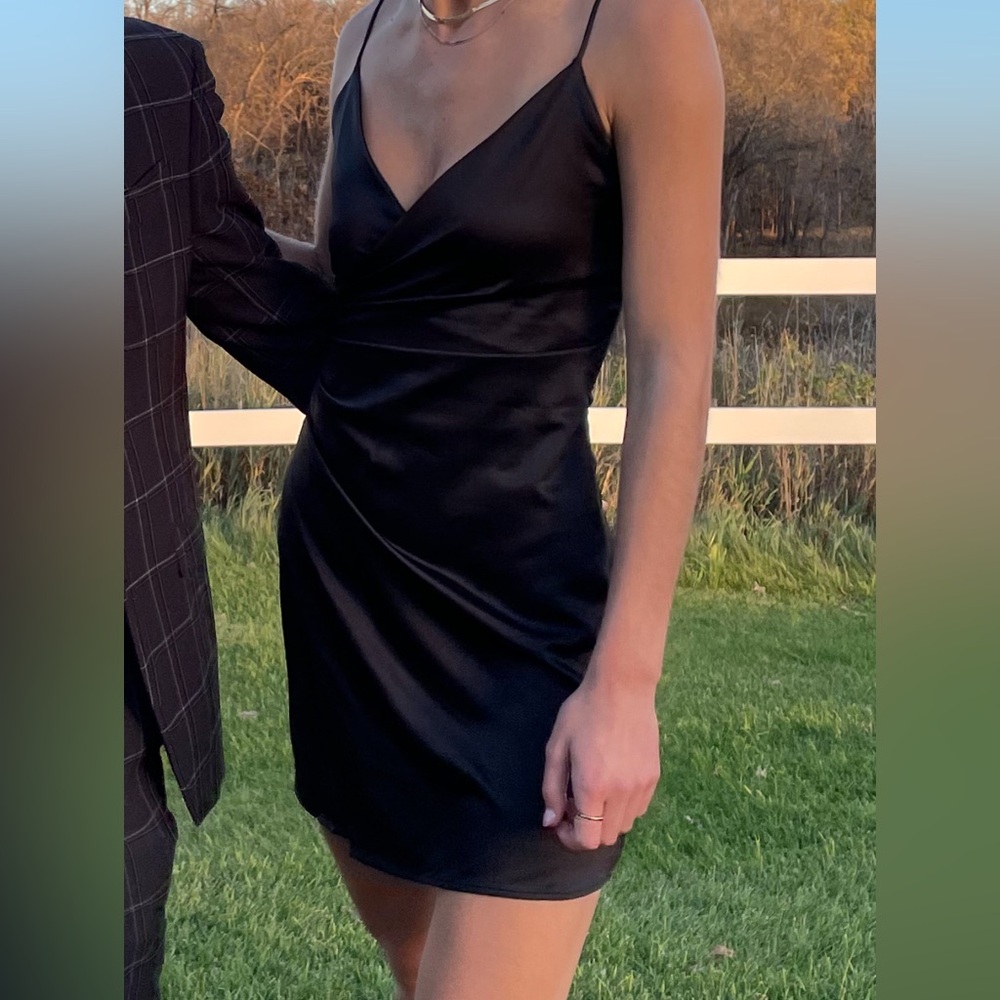 Dynamite - Black Wrap Dress - Size XXS - worn once